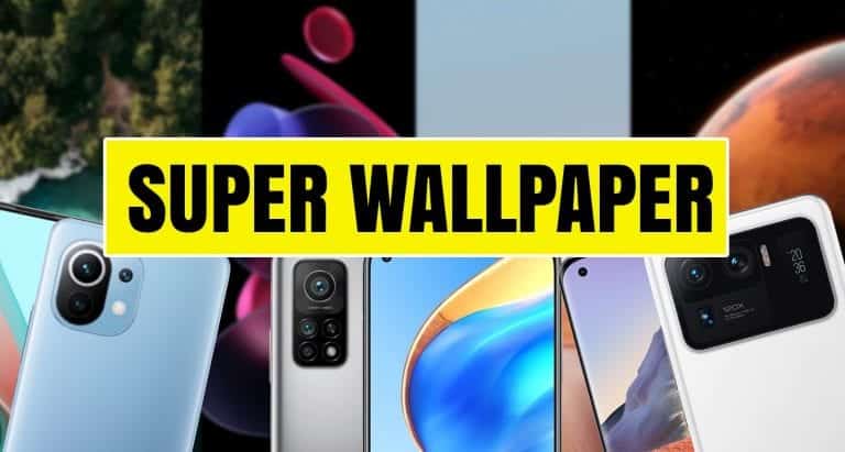 super wallpaper miui 12
