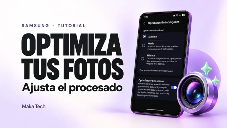 Ilustración del tutorial: Optimizador de escenas Samsung: cómo activarlo y configurarlo