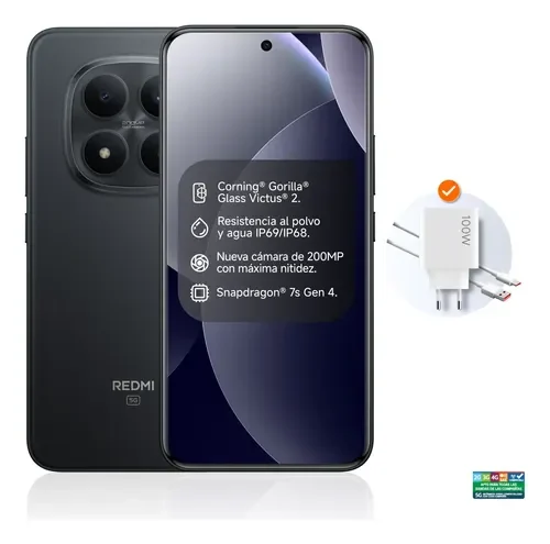 Redmi Note 15 Pro+ 5G negro de 12 GB de RAM y 512 GB: ver precio en Mercado Libre