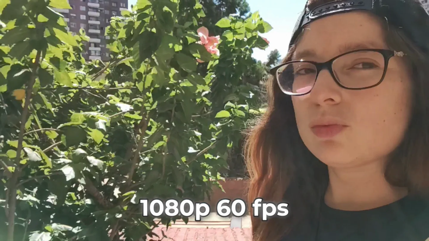 Maka en una prueba de video frontal a 1080p y 60 fps con el Redmi Note 15 Pro Plus