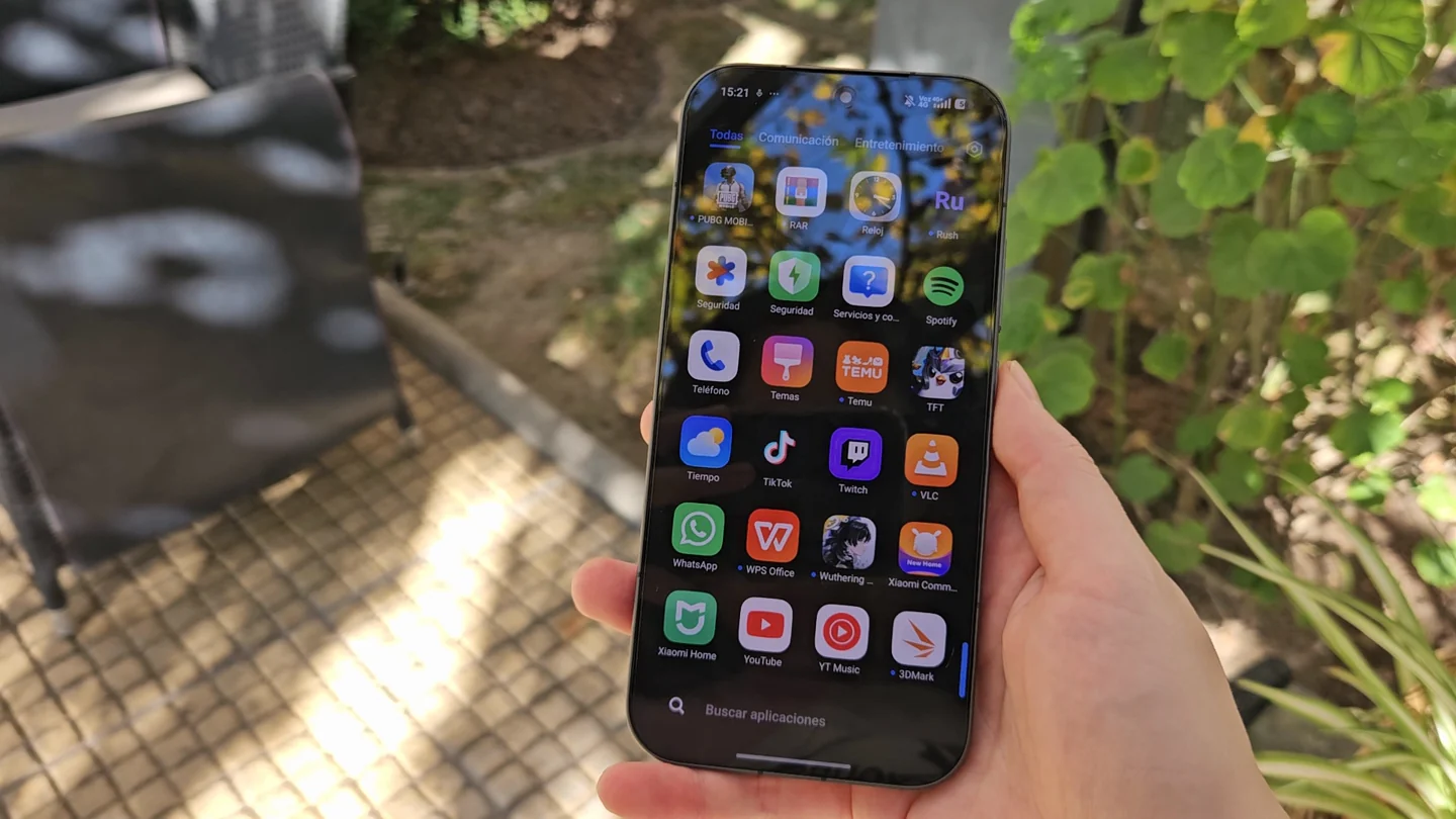 Interfaz y aplicaciones de HyperOS en el Xiaomi 17